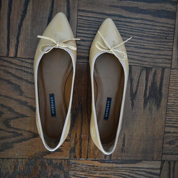 Margaux Flats – Dune/Nude Patent – Size 40M - Picture 2 of 8